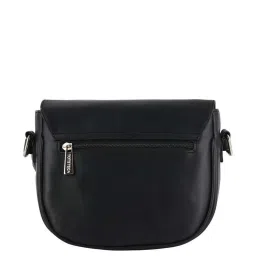 Toteteca Black Color Block Medium Sling Handbag image 3
