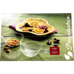 Pasabahce Transparent Glass 24 cm Dessert Bowl (0.2 L) - Set of 6-23