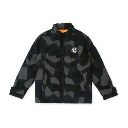 Pepe Jeans Kids Black & Blue Printed Full Sleeves Jacket-image-57