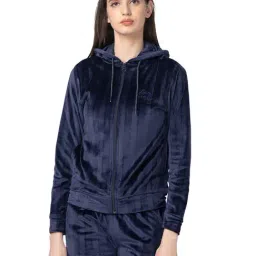 Candyskin Navy Graphic Print Hoodie-37