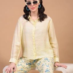 Crimsoune Club Yellow Blended Checks Shirt-picture-15