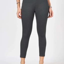 Annabelle by Pantaloons Jet Black Printed Treggings-image-81