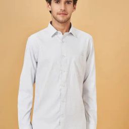 Byford By Pantaloons Billowing Sail Cotton Slim Fit Striped Shirt-image-56