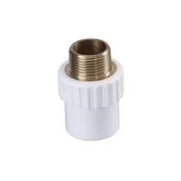 APL Apollo 3/4 x 3/4 inch uPVC Brass Threaded Fitting Male Adaptor, UMN01130W-5