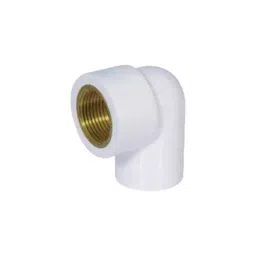APL Apollo 3/4 x3/4 inch uPVC Brass Threaded Fitting Female Elbow, UMN01160W0W-3