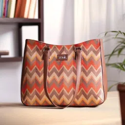ZOUK Tidal Wave Printed Tote Handbag image 2