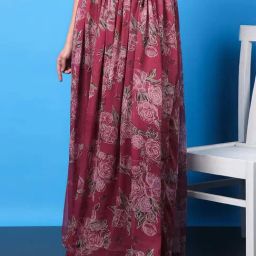 Cation Pink Printed Maxi Skirt-picture-13