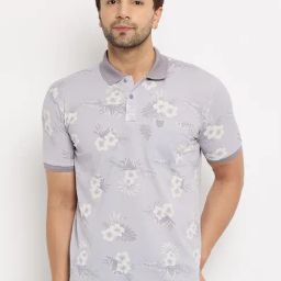Duke Lilac Regular Fit Printed Polo T-Shirt-image-20