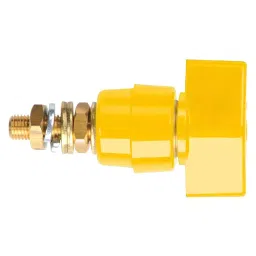 SCHUTZINGER BINDING POST, 63A, PANEL, YELLOW, POL 631 / GE-picture-29
