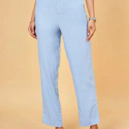 Annabelle by Pantaloons Blue Mid Rise Pants-image-15