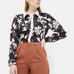 Code by Lifestyle Black Printed Shirt-image-16