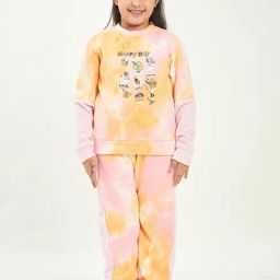 StyloBug Girls Pink Placement print Sweat Shirt-picture-18