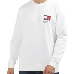 Tommy Hilfiger White Logo Regular Fit Sweatshirt-image-84
