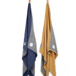 Doctor Towels Navy Banana Viscose Towel Set -Pack of 2-11