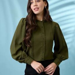 Globus Green Regular Fit Shirt-image-94