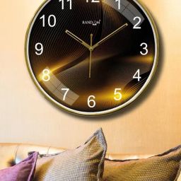 Random Black & White Printed Round Wall Clock-picture-49