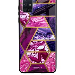 QRIOH Abstract Printed Samsung Galaxy A51 Back Case Mobile Accessories-image-1