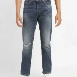 Levi's 511 Mid Indigo Slim Fit Distressed Jeans-picture-25