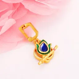 GIVA 925 Sterling Silver Golden Kanha Charm For Women-image-60