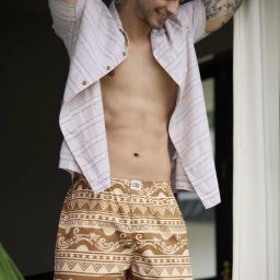 The Souled Store Off White Cotton Regular fit Printed Shorts-picture-30