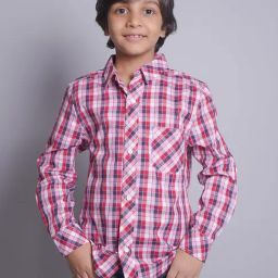 Biglilpeople Boys Multicolor Checks Full Sleeves Shirt-image-63