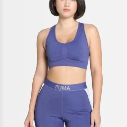 Puma Blue Skinny Fit Sports Bra-picture-18