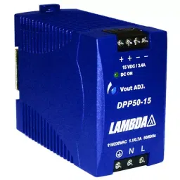 TDK-LAMBDA AC/DC CONVERTER, DIN RAIL, 1 O/P, 264VAC, 24V, DPP30-24..-23