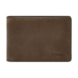 Fossil Derrick Grey Small Leather Bi-Fold Wallet-image-85
