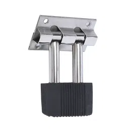 Excel Door Stopper 100 mm Satin Silver Finish, SS-DS-DBL-40