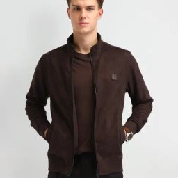 Arrow Sport Brown Regular Fit Jacket-image-23