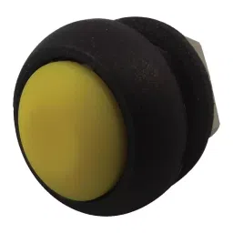APEM PUSHBUTTON, PLASTIC, SOLDER, YELLOW, ISR3SAD500160-24