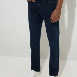 Ascot by Westside Dark Blue Relaxed-Fit Mid-Rise Jeans-image-84