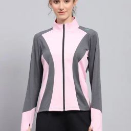 Rock.it Pink & Grey Color-Block Jacket-picture-18