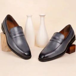 Louis Stitch Men's Grey Formal Loafers-image-91