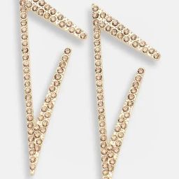 Sohi Gold Plated Party Designer Stone Drop Earrings-35