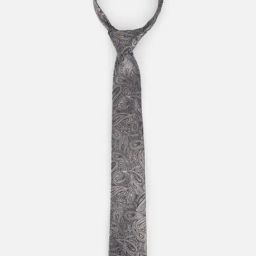 Van Heusen Grey Embroidered Tie-image-35