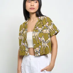 Honey by Pantaloons Floral Print Cotton Boxy Top-picture-3
