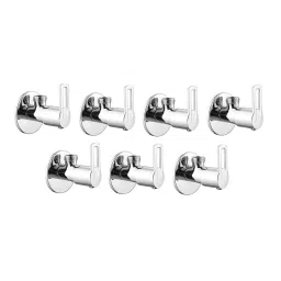 CLINTON Oxy Brass Angle Valve with Wall Flange for Bathroom (Pack of 7)-image-90