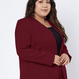 BRINNS Plus Size Open Front Blazer image 3