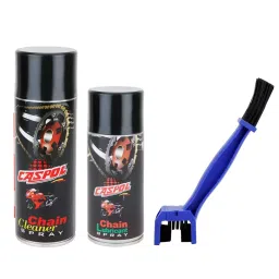 Caspol 400 ml, 150 ml Spray Chain Cleaner and Chain Lubricant with Brush for Bikes (Pack of 3)-18