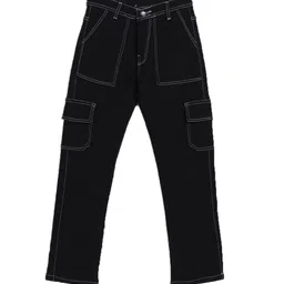 YK Boys Regular Fit Mid-Rise Low Distress Jeans-12