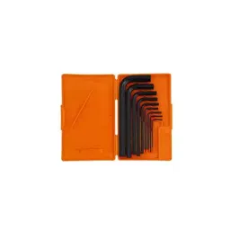 Hillgrove HGCM257 Carbon Steel 8Pcs Double Open Ended Wrench Spanner with 9Pcs Hex Allen Key Set image 3