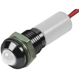RS PRO Green, Red Panel Mount Indicator 24V DC, Mounting Hole Size 6 mm, Termination Type Lead Wires, IP Rating IP67, Model No 7227899-41