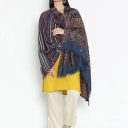Tiara Women Paisley Woven Design Shawl-image-70