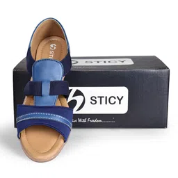 STICY Women Open Toe Ballerinas Flats-39