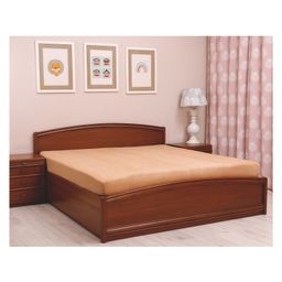 Tidy Sleep Mattress Topper Waterproof Bed Protector Terry Cotton Single - Beige-image-75
