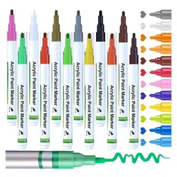 SUPER TOY 12 Shades Acrylic Paint Marker-Multicolor-picture-16