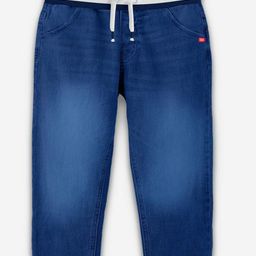 Bonkids Cotton Woven Washed Jogger Jeans - Blue-image-98