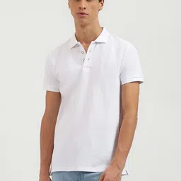 United Colors of Benetton Men Polo Collar Pure Cotton Pockets T-shirt-picture-42