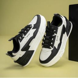 Red Tape Women Colorblocked Black and White Sneakers-picture-40